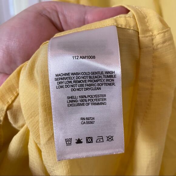 Columbia Fishing Shirt Mens Extra Large UV shade fly XL BUTTER YELLOW water - Picture 5 of 7